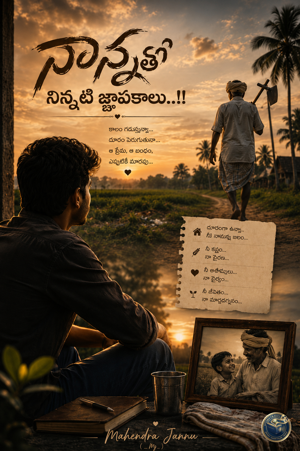 "నాన్నతో నిన్నటి జ్ఞాపకాలు..!!"